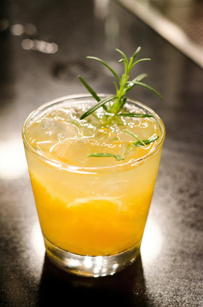 Maple Rosemary Whiskey Sour for August